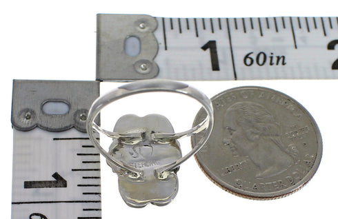 Multicolor Southwest Sterling Silver Ring Size 5-1/4 WX74996